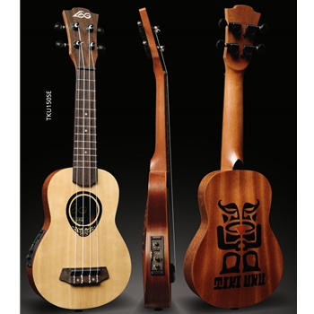 LÂG Ukulele Tiki TKU150CE Konzert