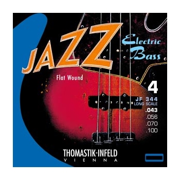 Thomastik, E-Bass-Saiten, 4-Strings, Jazz, Set, Flat Wound, Long Scale 34"