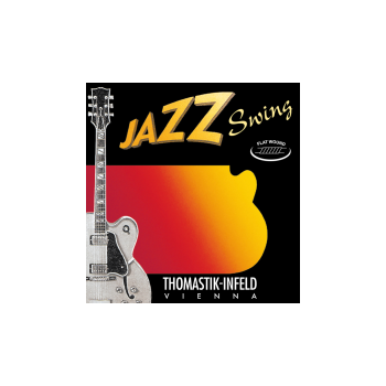 Thomastik, Jazzgitarren-Saite Jazz Swing, für E-Gitarre, Einzelsaite, (G3), Flat Wound