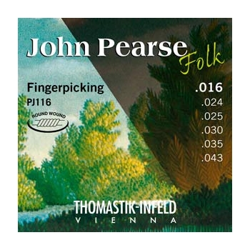Thomastik Folkgitarren-Saite John Pearse, Einzeln (D4) Wound