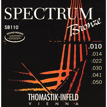 Thomastik, Westerngitarrensaiten, Spectrum Bronze, Set, Extra Light, round wound