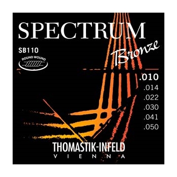 Thomastik, Westerngitarrensaiten, Spectrum Bronze, Set, Extra Light, round wound