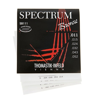 Thomastik, Westerngitarrensaiten, Spectrum Bronze, Set, Light, round wound