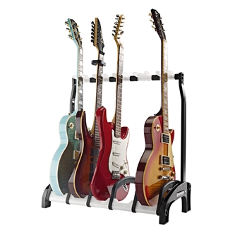 K&M 5-fach E-Gitarrenständer »Guardian 5« 17525 transluzent