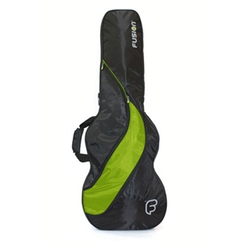 Fusion F4 Bag Bassgitarre Schwarz/Grün