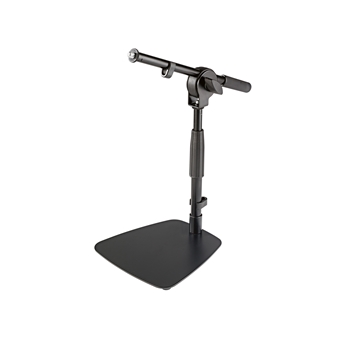 K&M 25995 Mikrofon-Tisch-/Bodenstativ, flache Bodenplatte