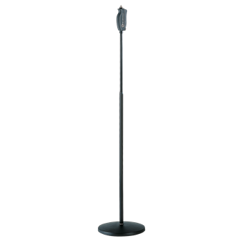 K&M Mikrofonstativ 26085 schwarz mit Rundsockel, Onehand