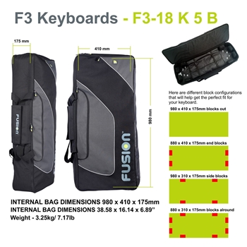 Fusion Keyboard 05 (49-61 keys) Keyboardbag Rucksack