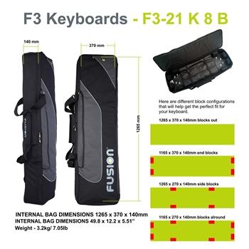 Fusion Keyboard 08 (76-88 keys) Keyboardbag Rucksack