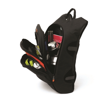 Fusion F1 Laptop Backpack Bag Black/Orange