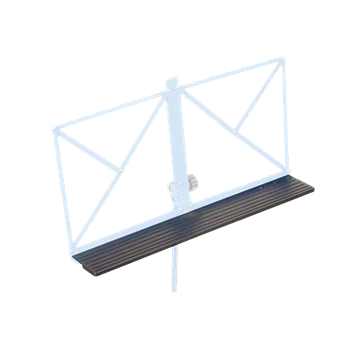 Wittner 963061 | schwarz, Notenpultleiste