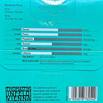 Thomastik Cellosaite Versum Twin Set/Combo A+D Medium 4/4