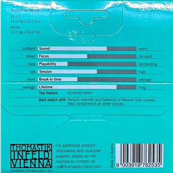 Thomastik Cellosaite Versum Twin Set/Combo G+C Medium 4/4