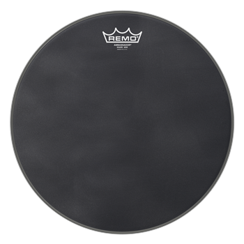 Remo SA-0814-ES Ambassador Black Suede, 14" Resonanzfell für Snare