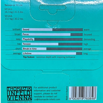 Thomastik Cellosaite Versum Solo Twin Set/Combo G+C Medium 4/4