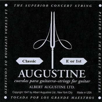 Augustine Classic Black, E1, Soft - Einzelsaite