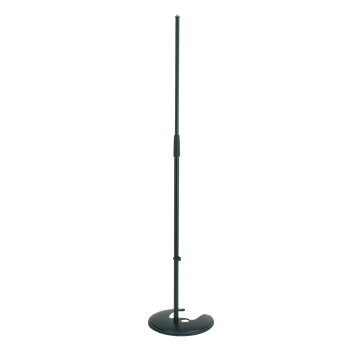 K&M Mikrofonstativ 26045 schwarz mit Rundsockel, stapelbar