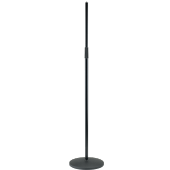 K&M Mikrofonstativ 26125 schwarz mit Rundsockel