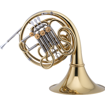 XO Brass Doppelwaldhorn Modell 1651B, abnehmbarer Becher, in BB/F